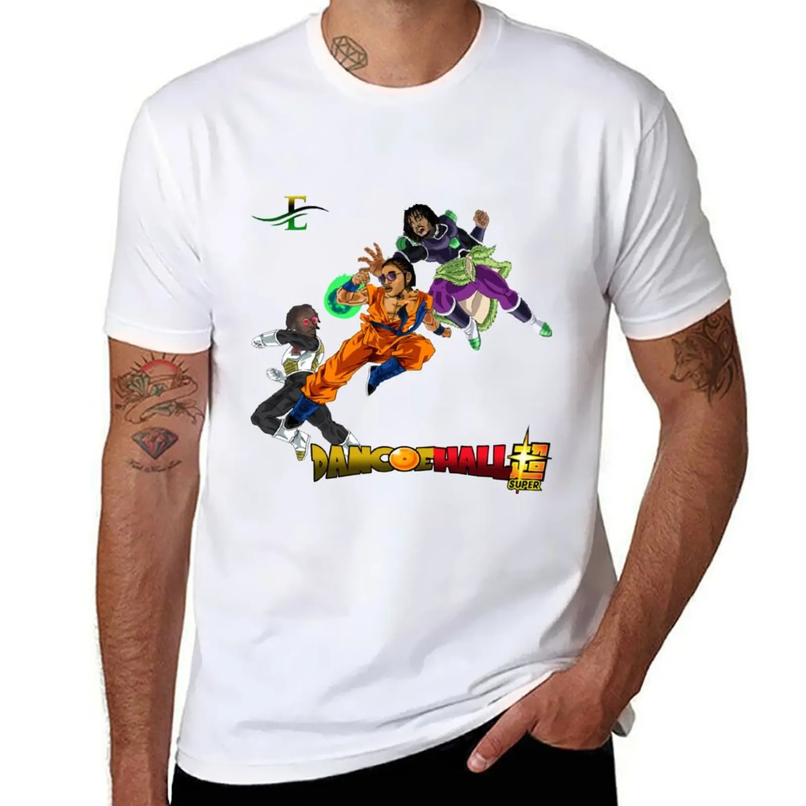 

DANCEHALL SUPER EBAZON T-Shirt man t shirt cotton funny t shirts dark humor T-Shirt