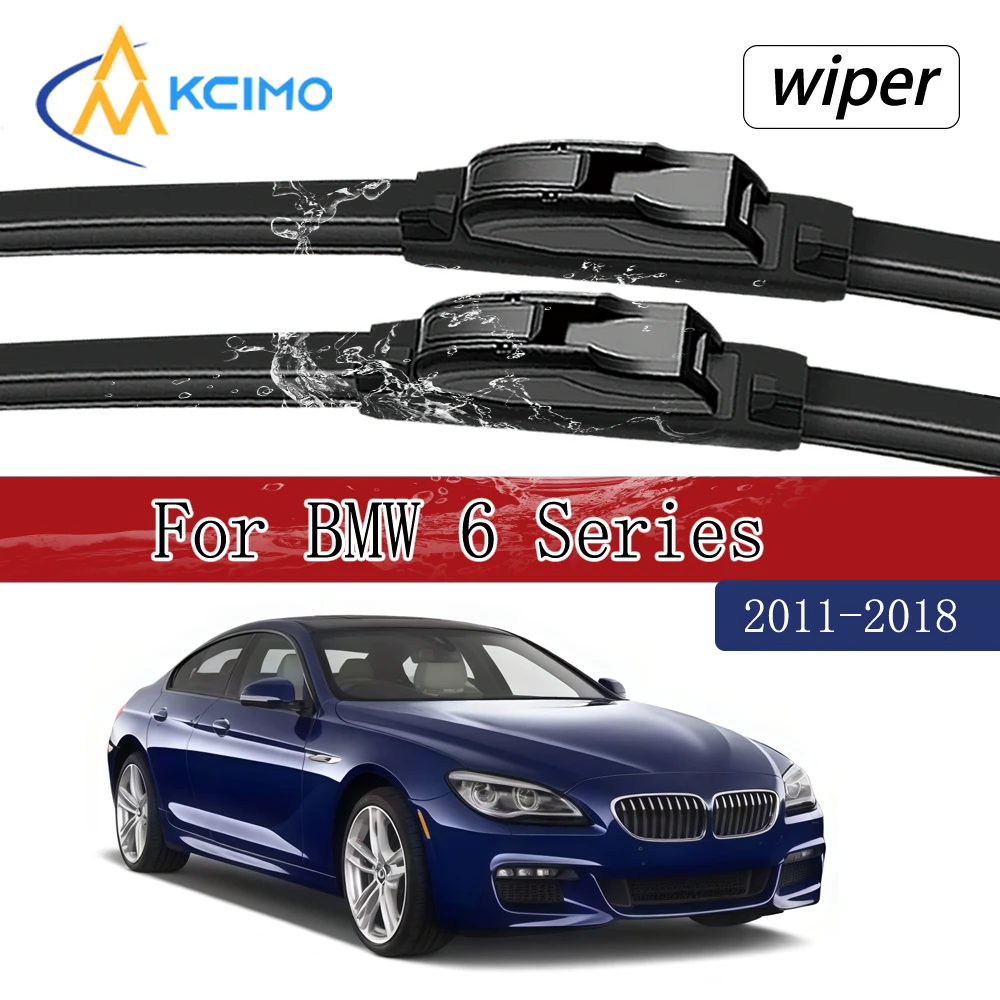 

Front Wiper Blade Set OE Replacement For BMW 6 Series F12/F13/F06 2011-2018 Driver & Passenger Side Windshield Wiper Blades