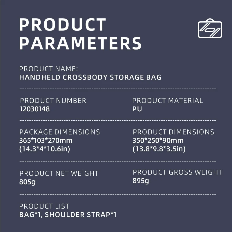 For DJI MINI 5 PRO Portable PU Storage Bag for More Flight Combinations, Can Be Handheld or Crossbody Camera Accessory