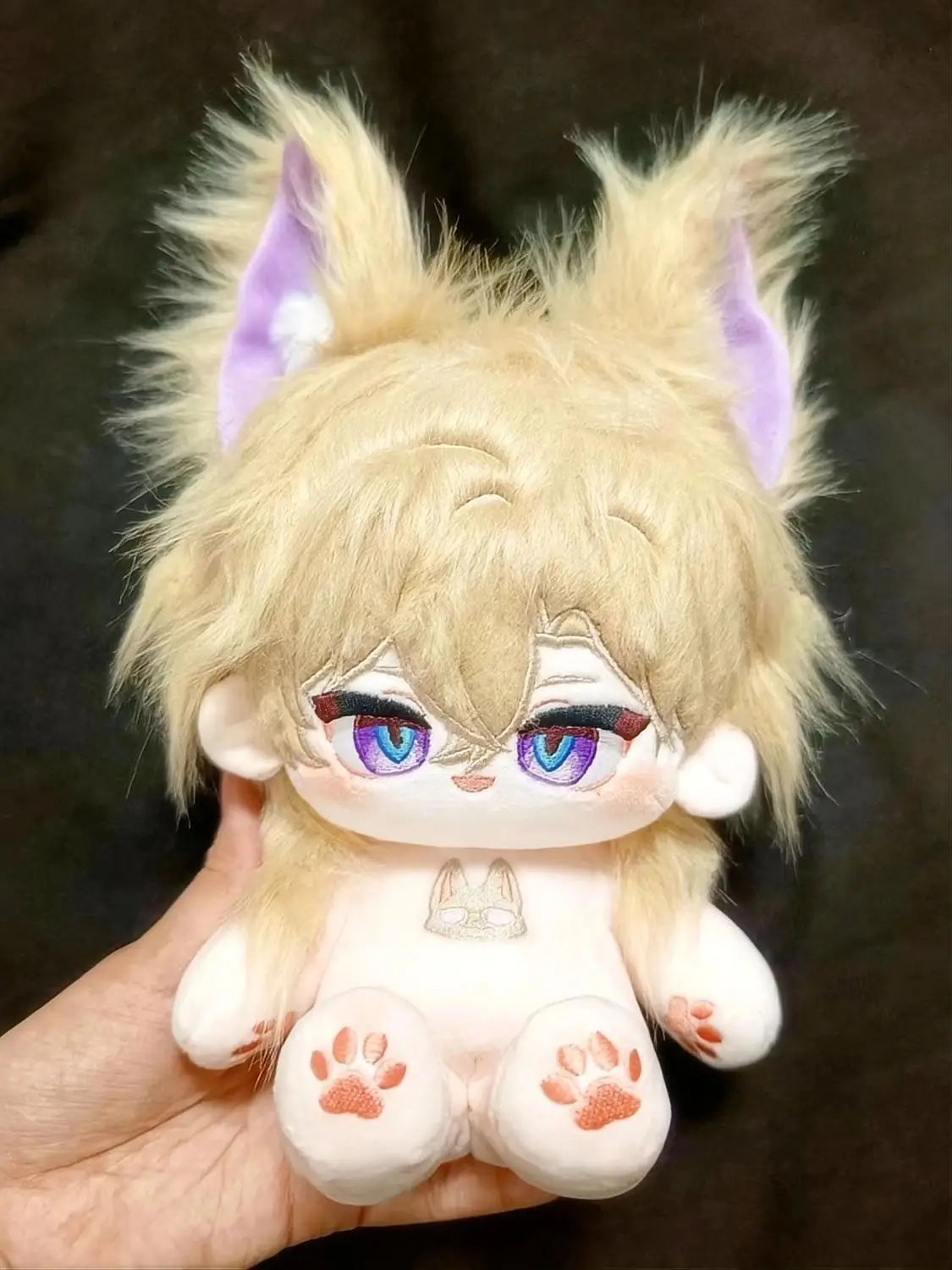 

Мягкая игрушка-кукла в стиле аниме Honkai Star Rail Golden Enigma Body, плюшевая кукла, гетерохромные глаза, мягкое платье, хлопковый подарок для детей