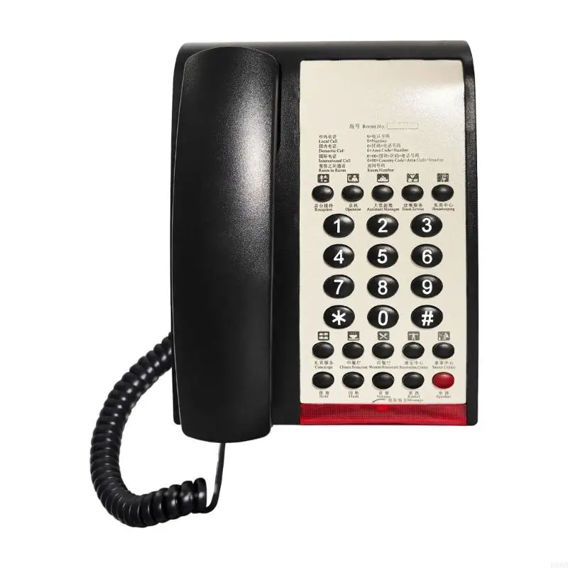 Hotel Telephone With Touch Speed Dials And Extension Port For Quick Communication In Guest Room H8WD