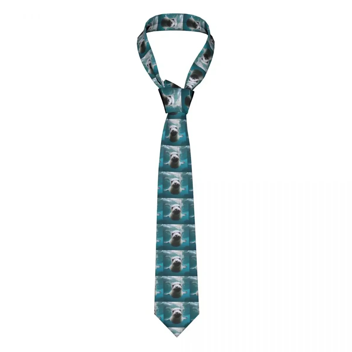 Seal Swimming In The Ocean Tie For Men Women Necktie Tie Clothing Accessories