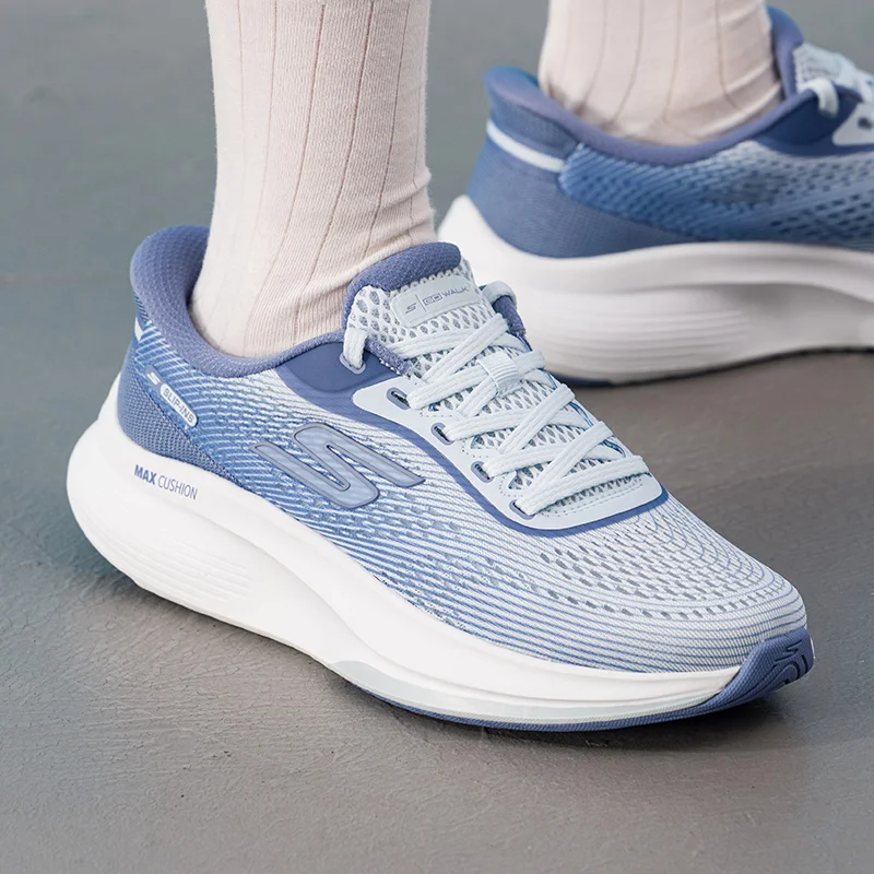 Skechers 125065-LTBL Women's Original Lightweight Fashionable Wear-Resistant Non-Slip New Fitness Outdoor Sports Casual Shoes