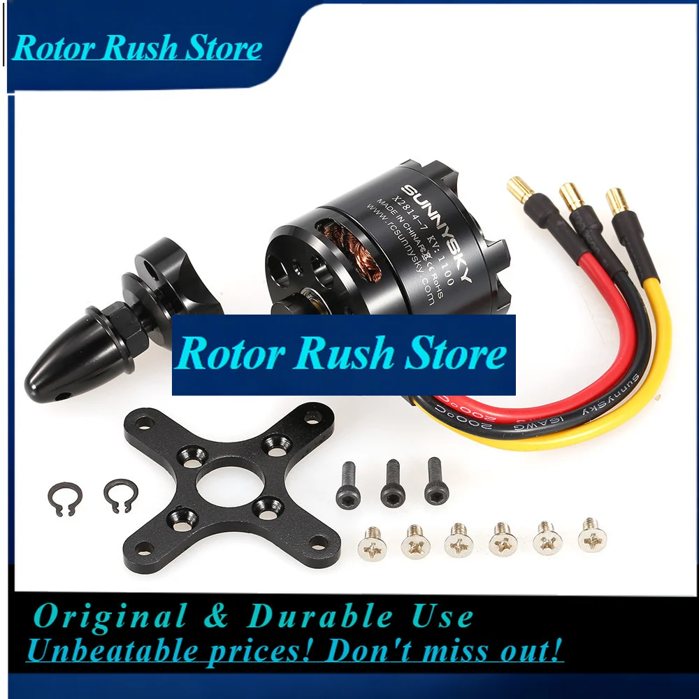 RoRuSSunnySky X2814 900KV/1000KV/1100KV/1250KV/1450KV 3-4S Outrunner External Rotor Brushless Motor For RC 3D Airplane Aerobatic