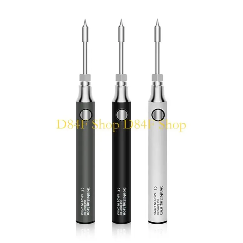 

D84F Cordless Soldering Iron Kits USB Wireless Electric Soldering Guns Pen Portable Rechargeable for Home Appliance Electronic