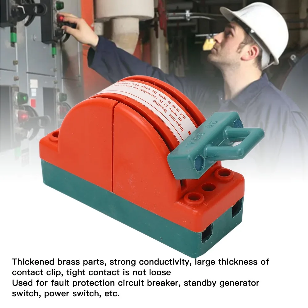 

Durable AC230V Disconnect Switch 32A 2 Pole Change Over Switch HK11-2P-32 Double Throw Switch Home Generator