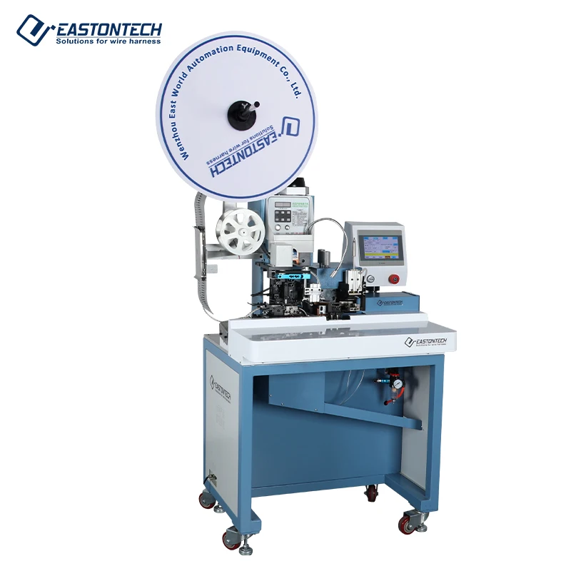 EW-50F Full Automatic Cable Stripping Terminal Crimping Machine for Sheathed Cable Multi-Core Cable Manufacturing Equipment