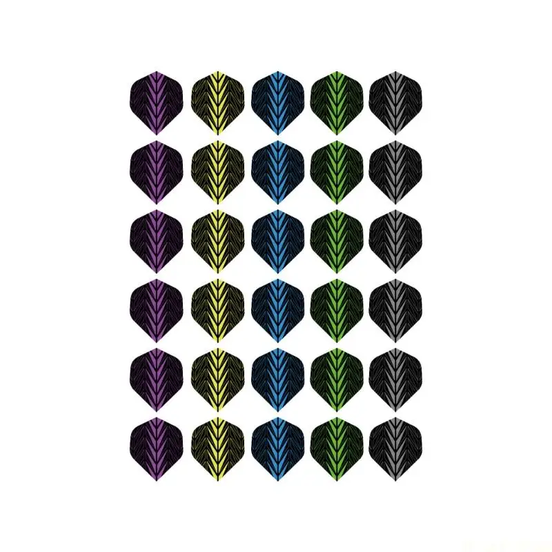M5TC 30 Pcs Darted Flights Replacement Tail Wing Darted Accessories Darted Tail