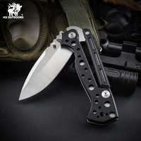 HX Outdoors D2 Tactical Folding Knife,Hunting Knives Camping Survival Knife,Rescue Edc Tool G10 Handle Dropshipping