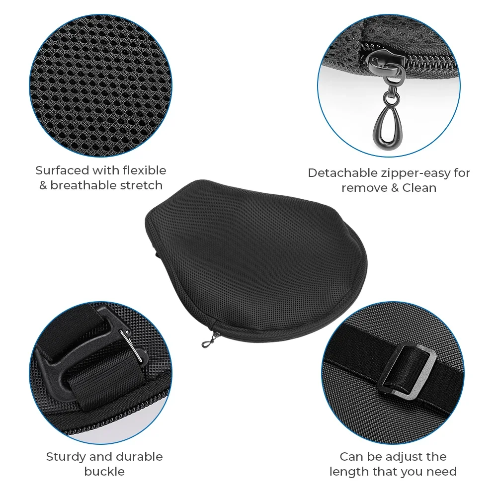 KEMITOUR Motorcycle Air Pad Seat Cushion Cover Universal For CBR600 Z800 Z900 For R1200GS R1250GS For GSXR 600 750 For 390 ATV image 6