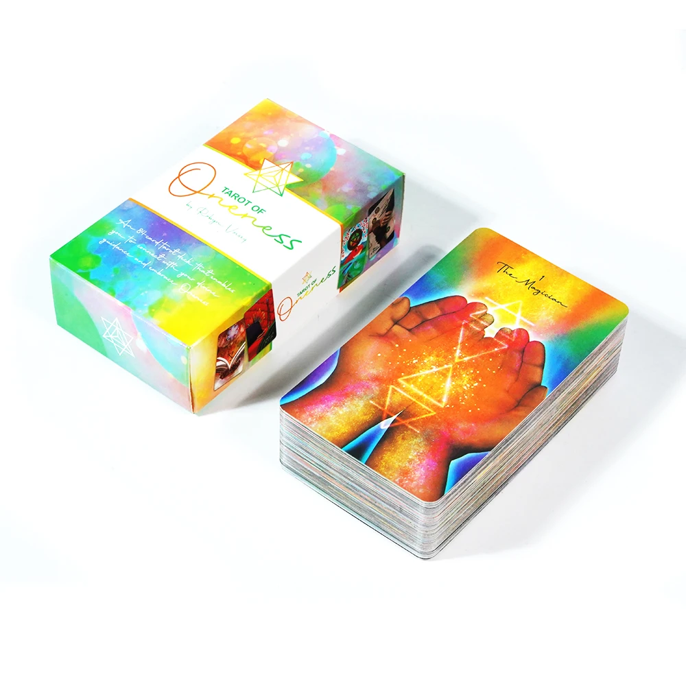 New 84pcs CardsTarot of Oneness Tarot Deck that Enables you to Connect with your Divine Guidance and Embrace Oneness