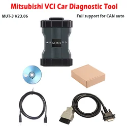NEW VCI V2023.06 for Mitsubishi MUT III Multi Use Tester 3 Key/Remote J2534 CAN ECU Programming OBD WIFI usb car Diagnostic Tool