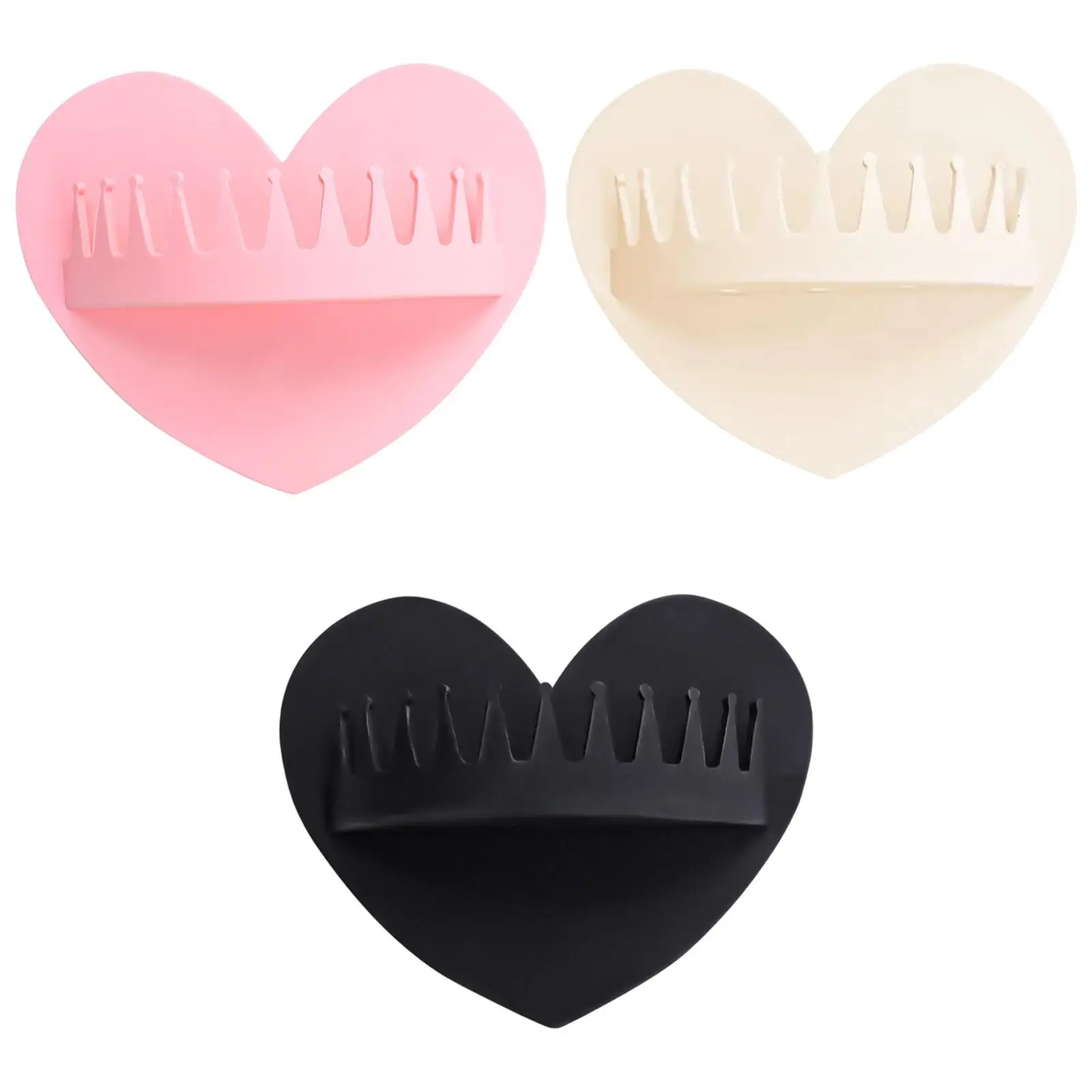 

Shower Wall Hair Catcher with Suction Cup Silicone Wall Mount Reusable Hair Grabber for Hotel Sink Household Lavatory Tube