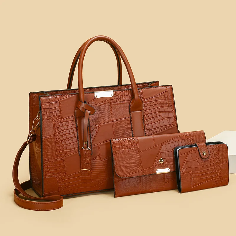 

Роскошная женская текстурированная сумка через плечо 2025 года, кошелек с регулируемым ремешком в винтажном стиле, многофункциональная сумка для работы и путешествий ​