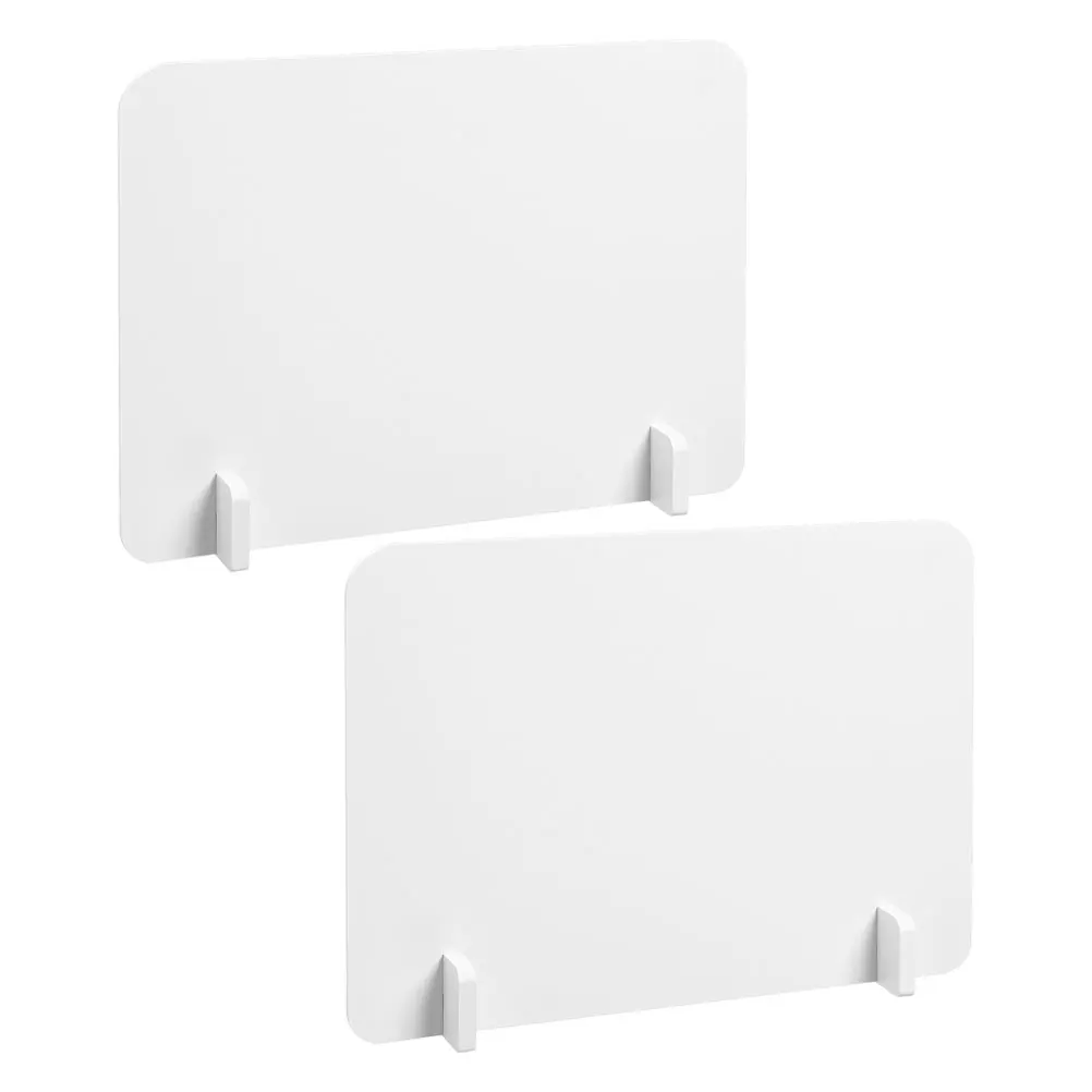 

Desktop Protection Panel White Privacy Shields for Student Desks Exam Partitions Classroom Folders Desk Dividers PVC Material