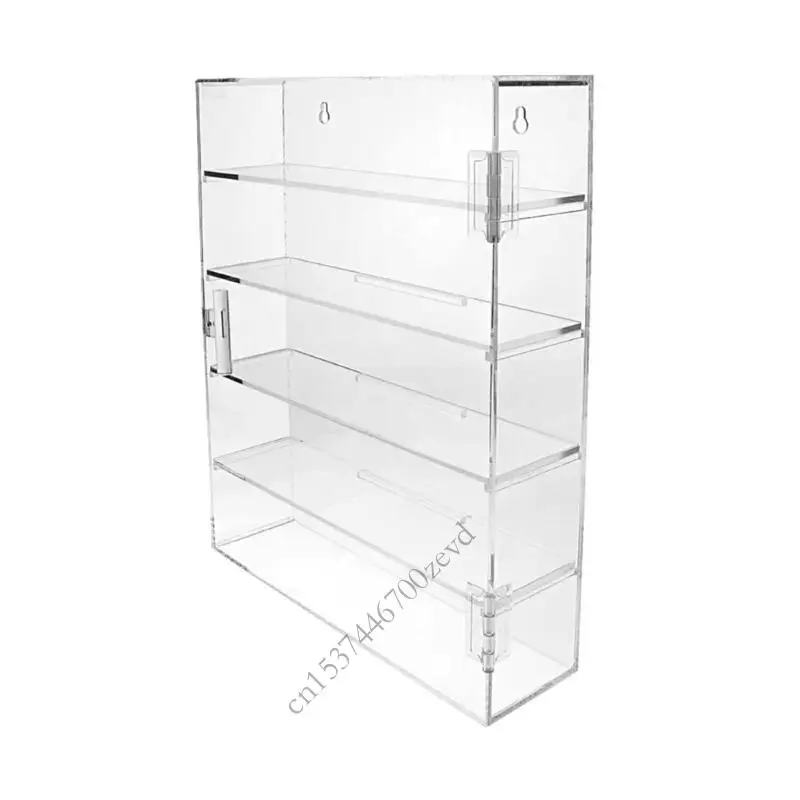

Spacious Clear Display Case With Sturdy Acrylic for Action Figures Organization P9YB