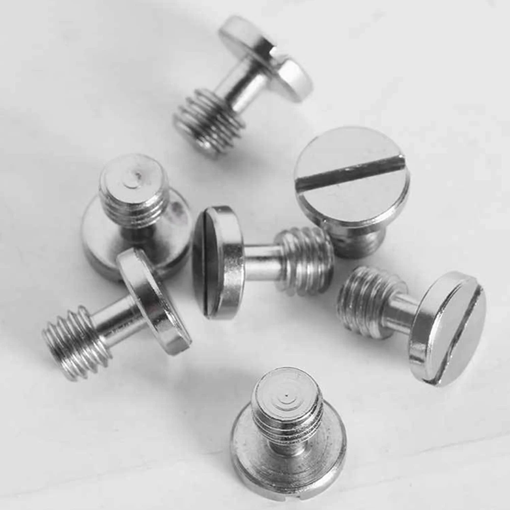 

5 Pcs Camera Screw Fixing Screws Tripod Quick Release Plate for Nickel-plated Iron