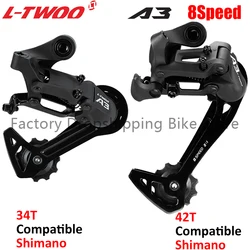 LTWOO A3 8S Mountain Bike Rear Derailleur Max Gear Range 34T 42T Compatible SHIMANO Beginner MTB Bicycle Parts