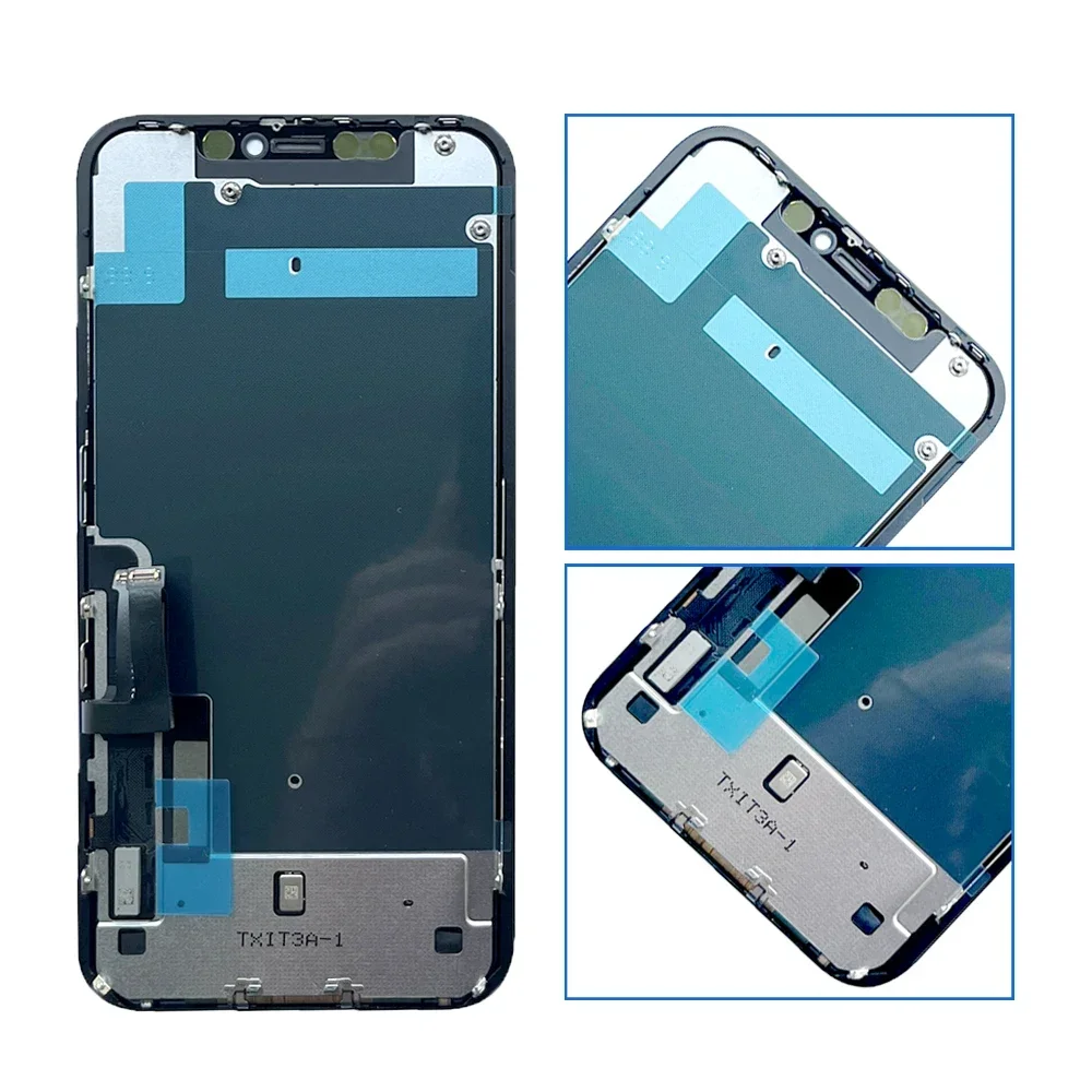 LCD OLED Screen for 11, 12 Pro Max Display, X, Xs Max, Xr, 12, 13 Mini, 14 Plus, 3D Touch Assembly Replacement, Fix Parts