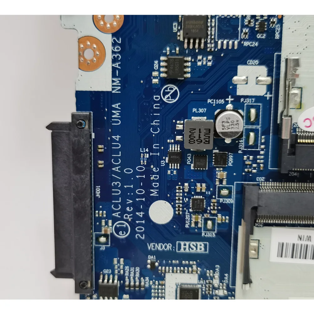 Para LENOVO Ideapad G50-80 placa base ACLU3/ACLU4 NM-A362 5B20H54321 SR1EN I3-4030U DDR3 placa base para ordenador portátil probada OK
