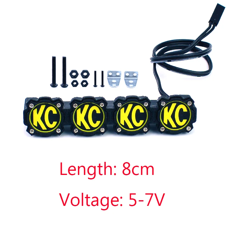 LED Simulatie Daklichten voor 1/10 RC Crawler Auto Traxxas Trx4 Axiale Scx10 Yikong RC4WD D90 Croboll MK07 MJX H8H
