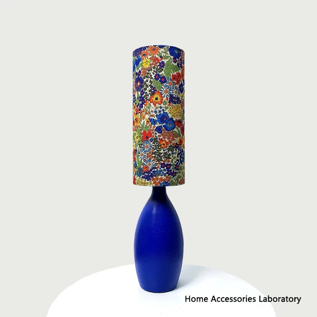 

Cloth table lamp imported Liberti fabric creative mediaeval atmosphere lamp