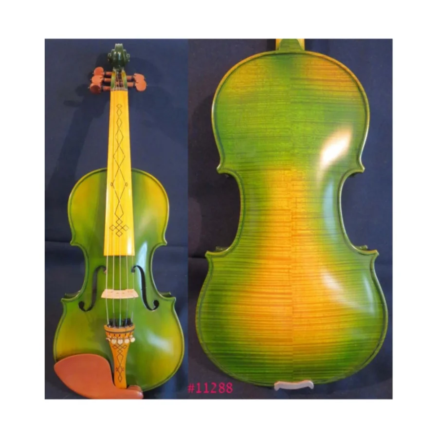 SONG-Brand Master Violin, Green Color, 5 Strings, 4/4 Violin