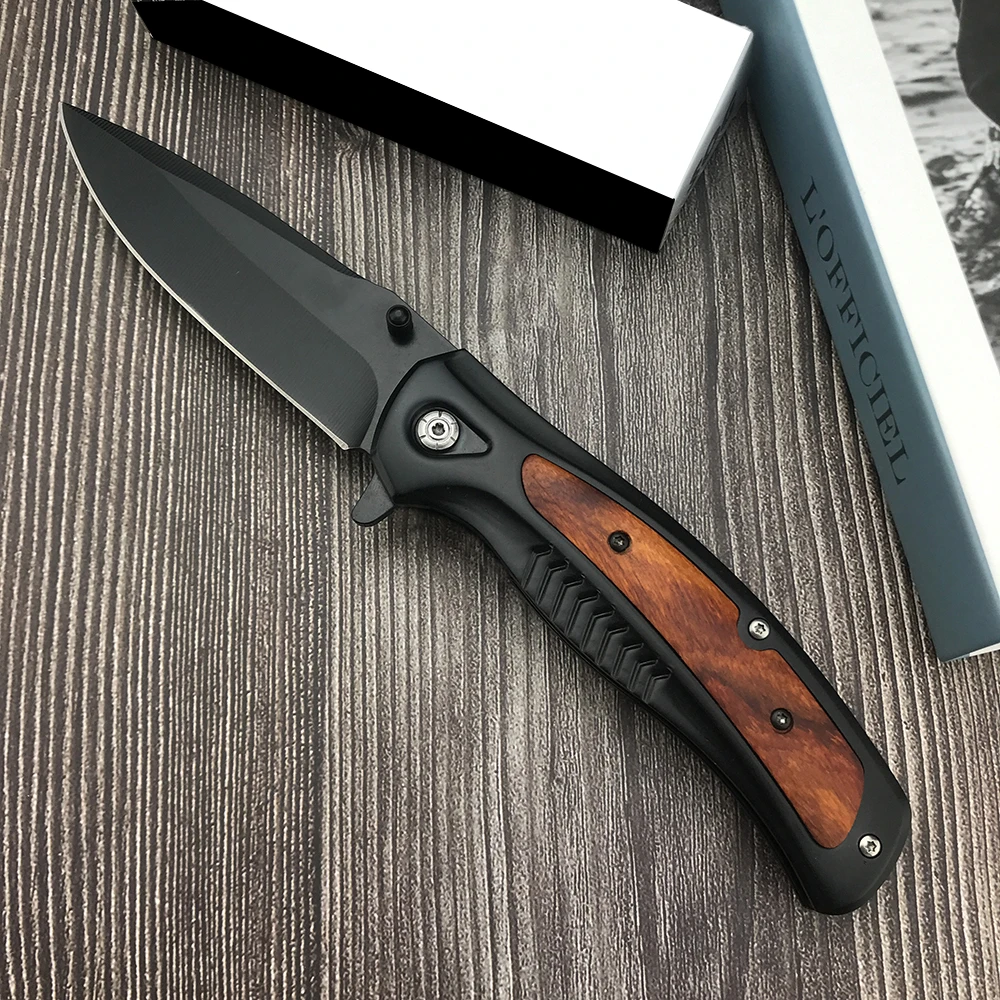 DA315 8Cr13Mov Blade Bushcraft Pocket Knives Edc Hunting Self Defense Jackknife Multifunctional Folding Knife Outdoor Tool