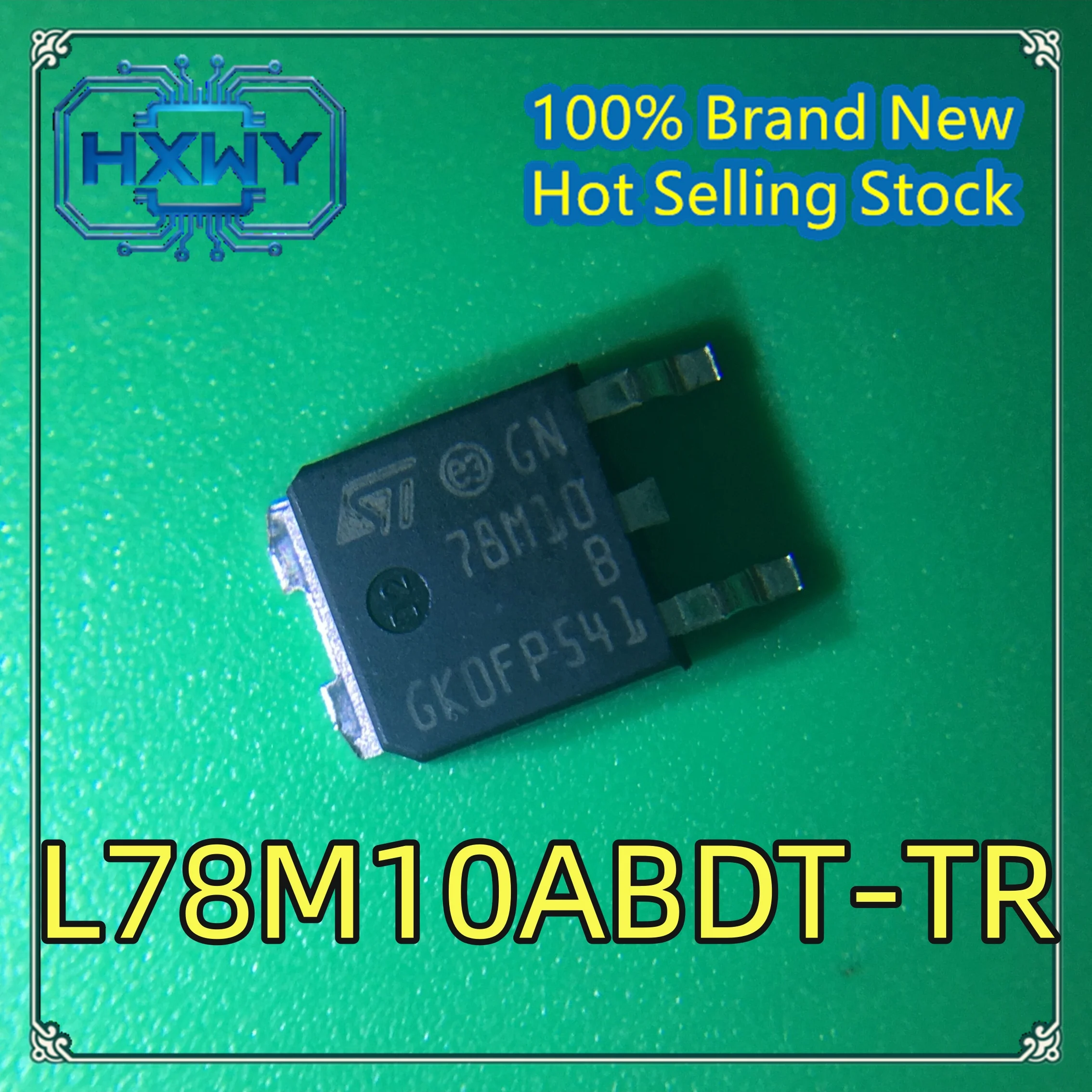 

(10/50 pieces) L78M10ABDT-TR Silkscreen 78M10B SMD TO-252 Linear Regulator Imported In-stock Hot Sale Can Be Purchased Directly