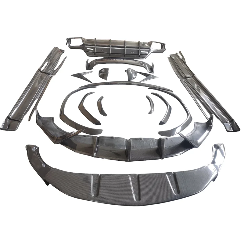 

Комплект кузова из углеродного волокна для Lamborghini URUS, передний и задний бампер, боковые юбки с капюшоном, идеальная посадка