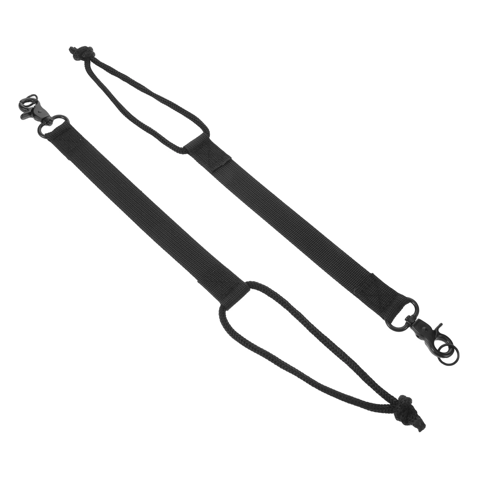 

2Pcs Snowboard Leash Cord Adjustable Black Secure Ski Boot Binding Strap Ski Gear Carrying Strap Snowboard Accessories