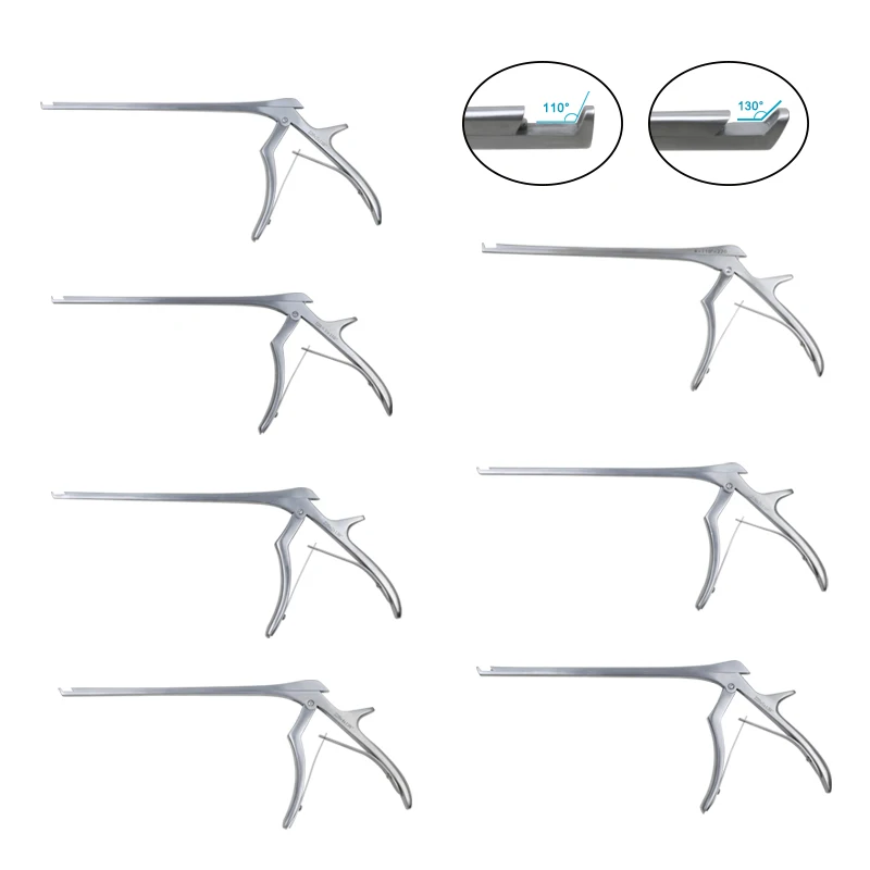 GREATLH New Kerrison Rongeur 110/130 Degree Training Instrument Sharp Head Bite Width 2mm Orthopedics Instrument pet