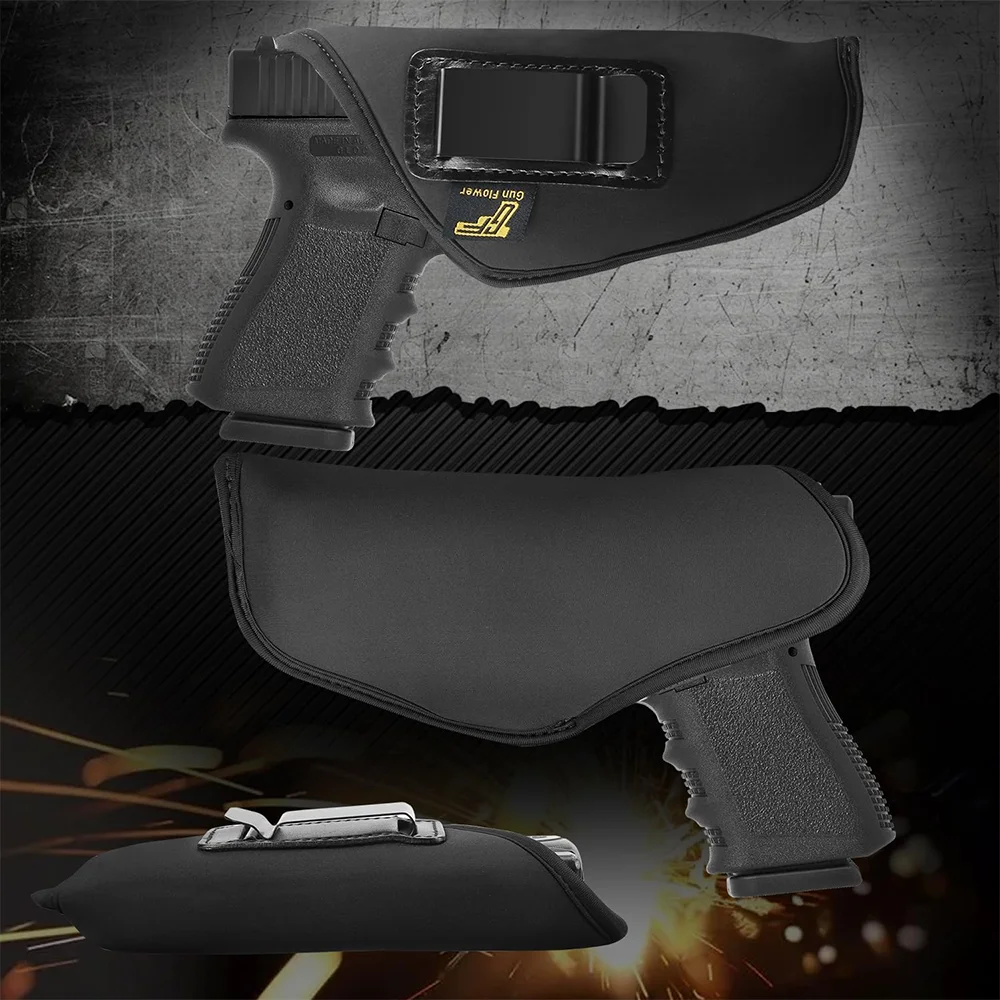 Funda neopreno IWB universal con clip metálico para tiro airsoft - imagen 3