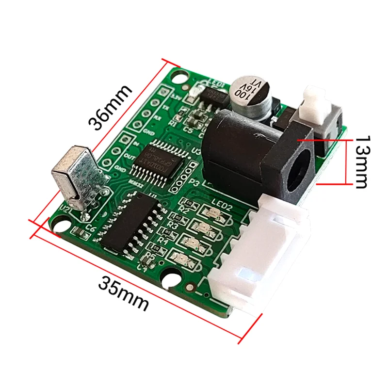 Imagem -03 - Engrenagem Passo Stepper Motor Driver Board Controle Remoto Faça Você Mesmo 5v 4-fase 28byj48 Uln2003 Pic Mcu dc