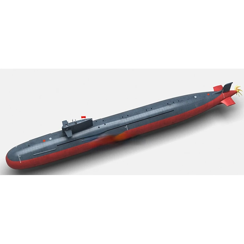 Modello sottomarino Navy tipo 093 Attack Nuclear Submarine Static Edition Exhibition Hall Collection Toys