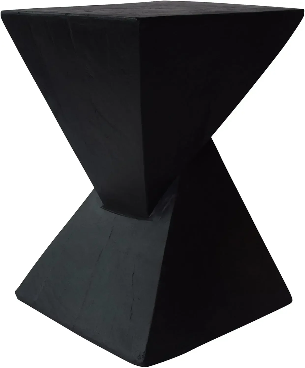 Light-Weight Concrete Accent Table, Black