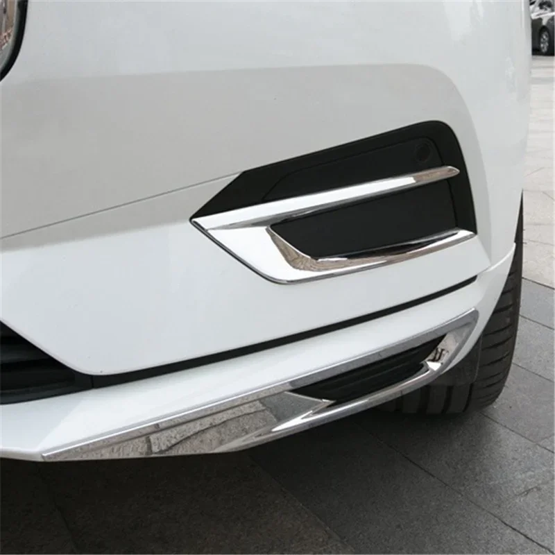 

WELKINRY For Volvo XC60 2nd Generation 2018-2021 ABS Chrome Front Car Head Tail Rear Fog Lamp Light Eyelid Eyebrow Cover Trim
