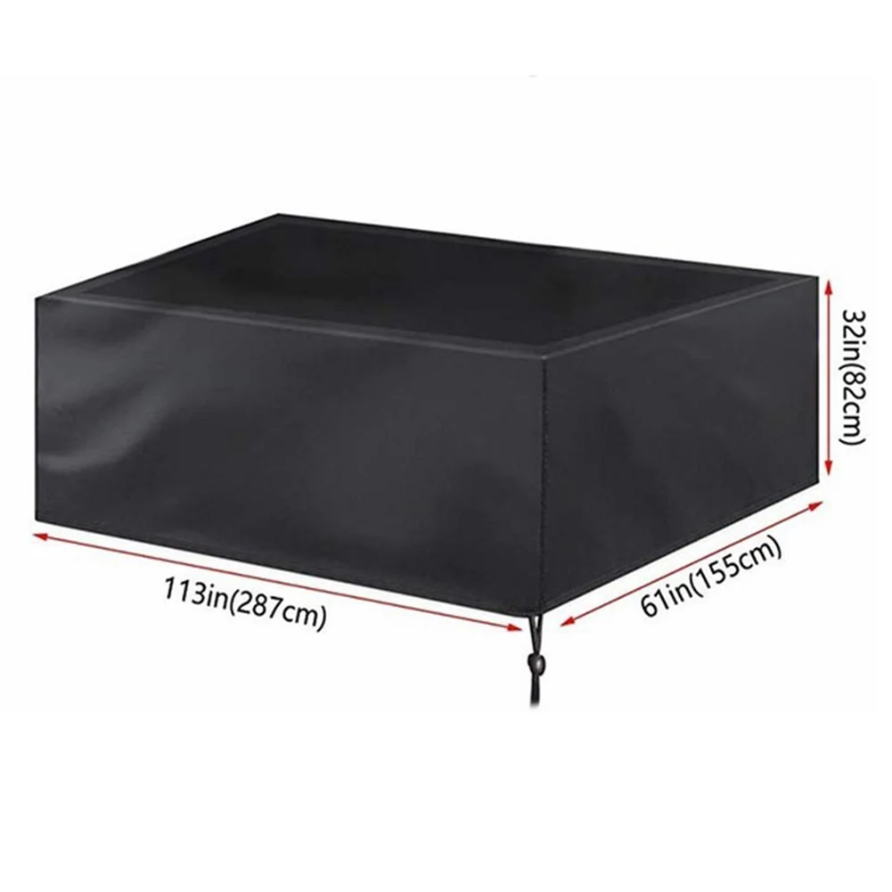 Billiard Table Cover 7ft 8ft 9ft Table Cloth Waterproof Dustproof Garden Furniture Covers 210D Heavy Outdoor Terrace Table Cover