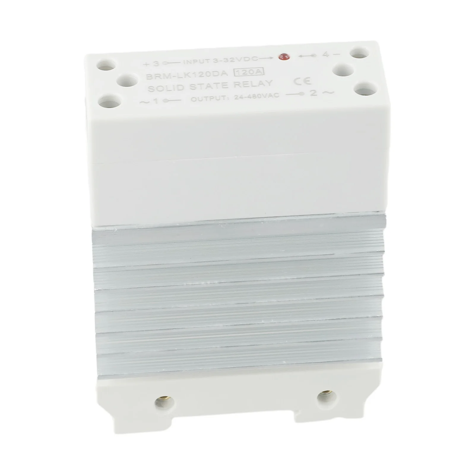 

LK120DA Relay 120A DC Control AC Relay Standard 35MM Rail Installation Thickened Heat Sink Design High Operating Frequency