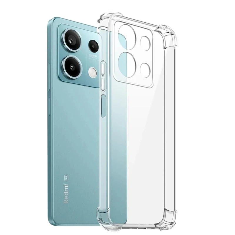 Shockproof Silicone Case For Xiaomi Redmi Note 13 12 12S 12T 11 11T 11S 10 10S Pro Plus Pro+ 4G 5G Clear Soft Ultra Thin Shell image 2