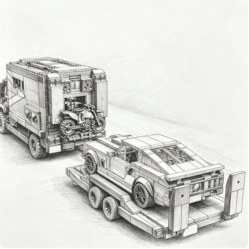 Zestaw klocków konstrukcyjnych – Model Kit Mustang recenzja i cena
