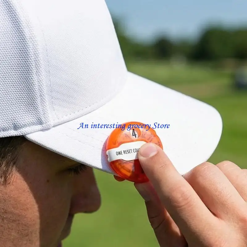652D Golf Hat Clip Score Counter Digital Display Portable Golf Score Trackers Easy To Use for Golfers And Coaches