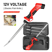 Electric Kitchen Fish Knife Bread and Meat Slicer Household Cordless Food Cutter High Carbon Steel Outdoor Fish Cutter