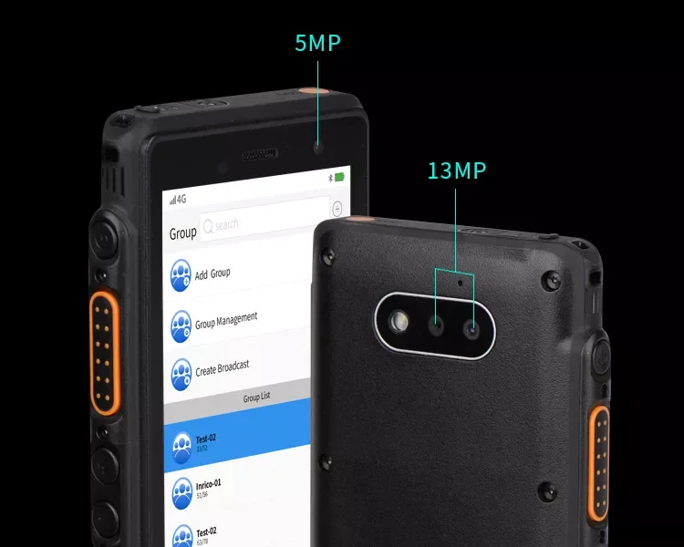 CAMORO Zello POC Walkie-talkie S300 4G GSM/WCDMA/LTE Rete Radio bidirezionale Telefono cellulare subacqueo con posizionamento GPS SOS