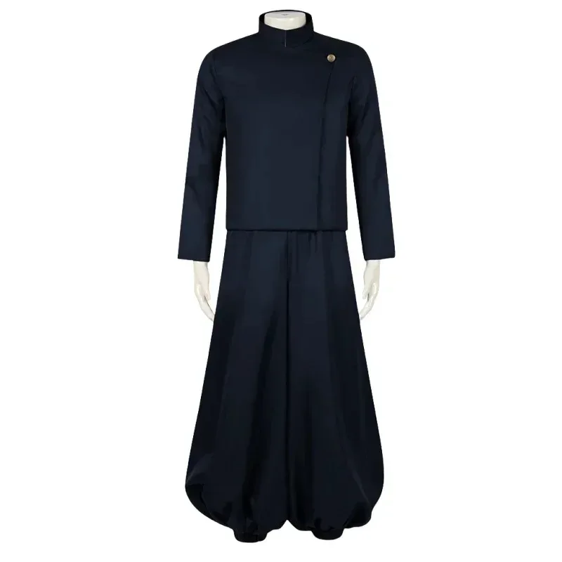 Jujutsu Kaisen Geto Suguru Cosplay Anime Costume Nero Uniforme scolastica Parrucca Vestito Costumi di Halloween da uomo Abbigliamento