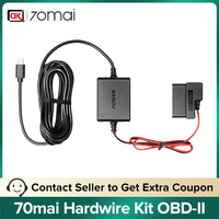 70mai Hardwire Kit OBD II Tpye-C USB-C interface for 70mai 4K Dash Cam A810 / Omni X800 / X200 / Dash Cam A510 / M500 / M310