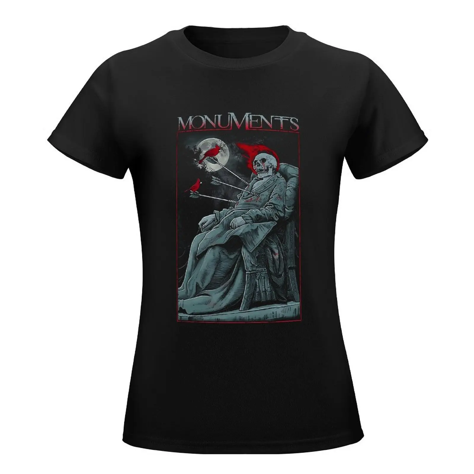 Monuments - The Cardinal T-Shirt tops vintage clothes Woman fashion