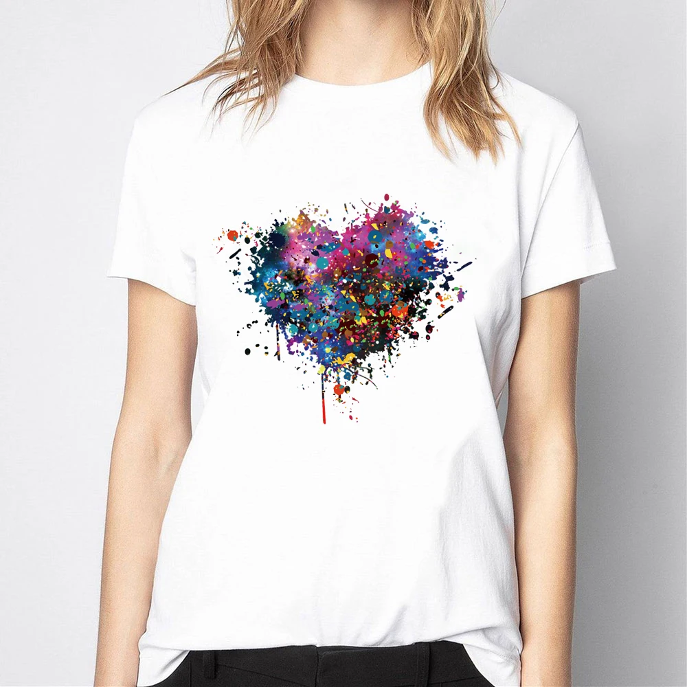 Cartoon Love trasferimento termico di calore per abbigliamento ferro su animali colorati trasferimenti per vestiti Appliques per t-shirt lavabile