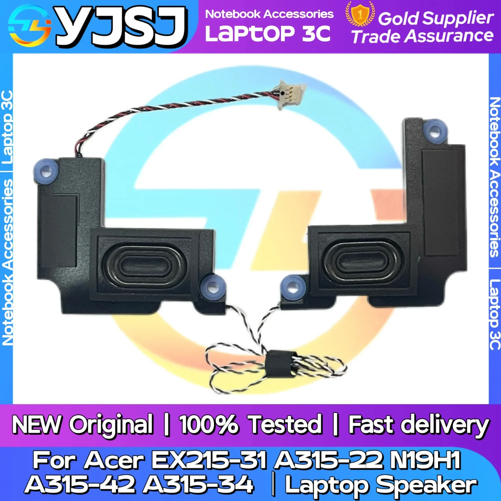 

New Original Laptop Speaker For Acer Aspire 3 A315-22 A315-42 A315-34 N19H1 EX215-31 built-in speaker horn audio HQ20330619000