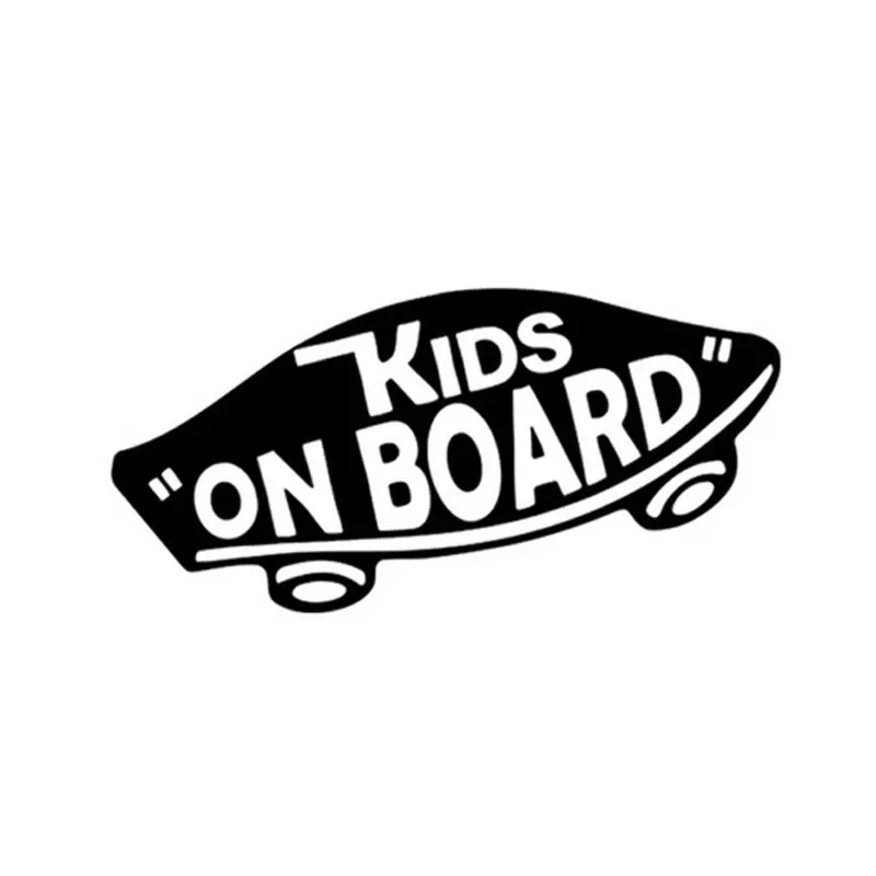 

KIDS ON BOARD Baby on Board Warning Sticker Decals Skateboard Motorcycle Car Stickers Waterproof Sunscreen Vinyl Decal,19CM*8CM